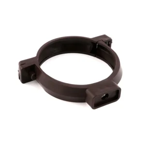 abrazadera tubo canaleta cafe 80mm