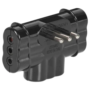 adaptador triple plano c/t 10a marfil (93pt0m9091)