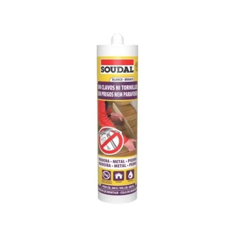 adhesivo montaje beige soudal