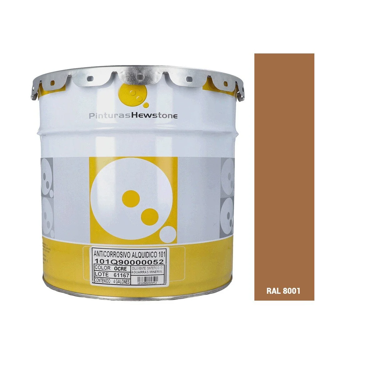 anticorrosivo estructural ocre hewstone 1/4 galÓn