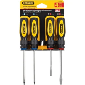 jgo. atornillador 4 pzas. m/negro (60040) stanley