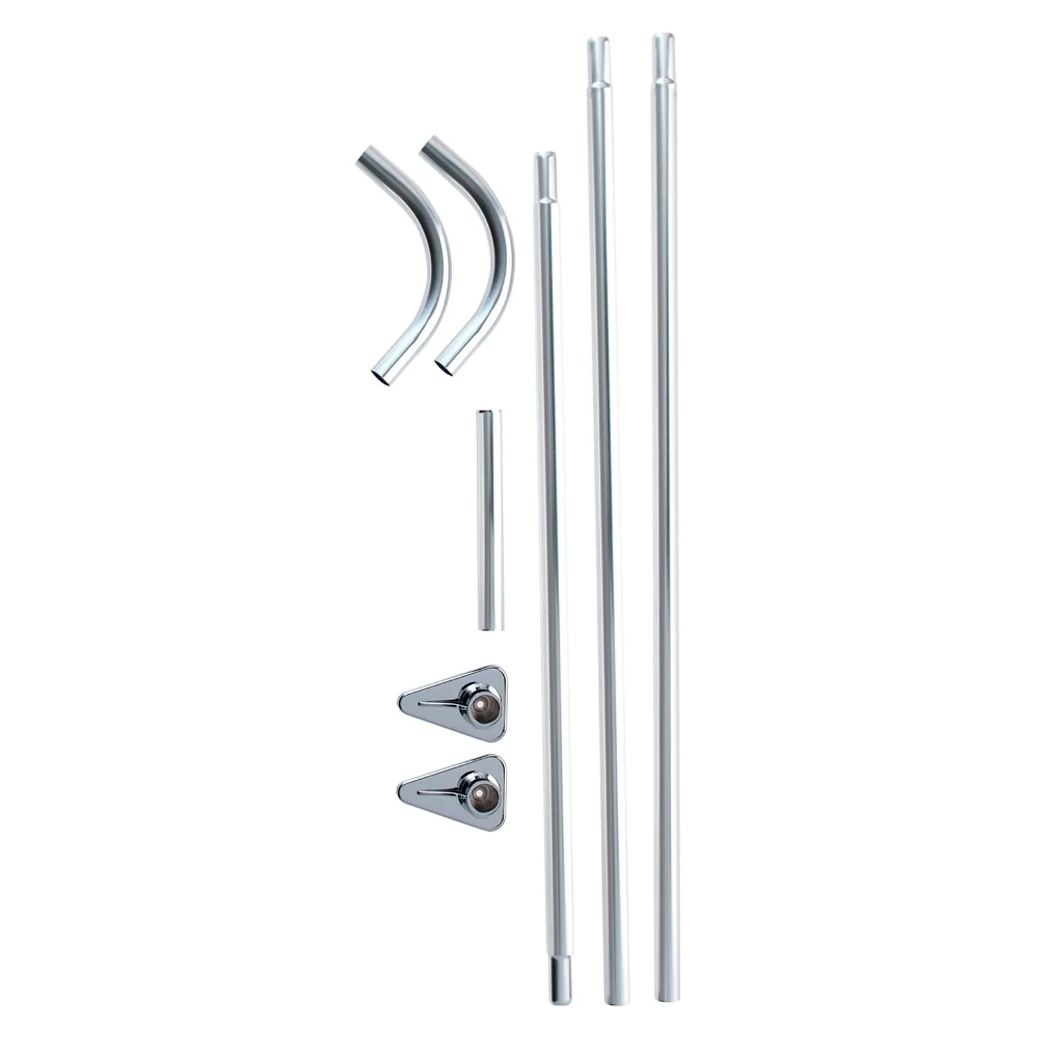 barra cortina 90 x 90 x 90 cm cromo (673-90)duschy - Imagen 2