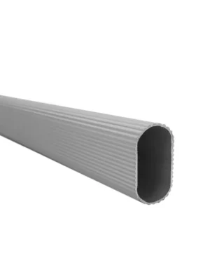 barra ovalada aluminio 3 mts prisma