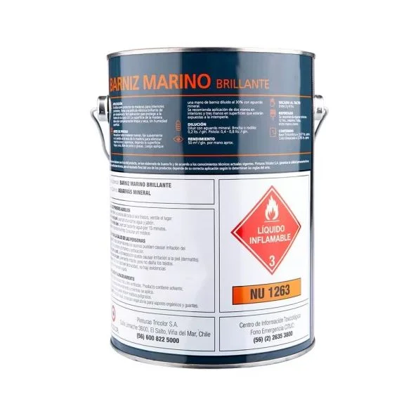 barniz marino caoba 1/4 gl tricolor - Imagen 3