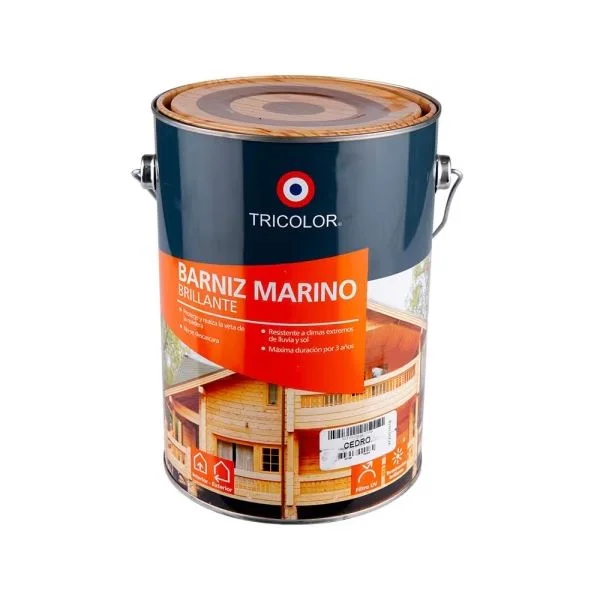 barniz marino cedro 1/4 gl tricolor - Imagen 2