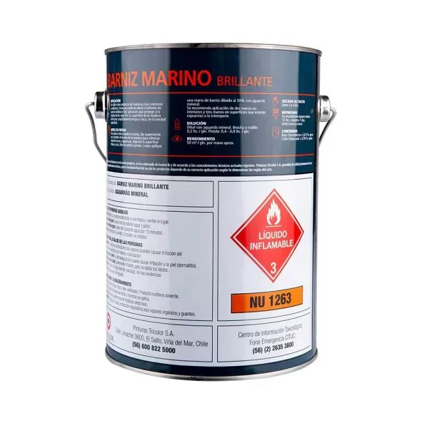 barniz marino cedro 1/4 gl tricolor - Imagen 3