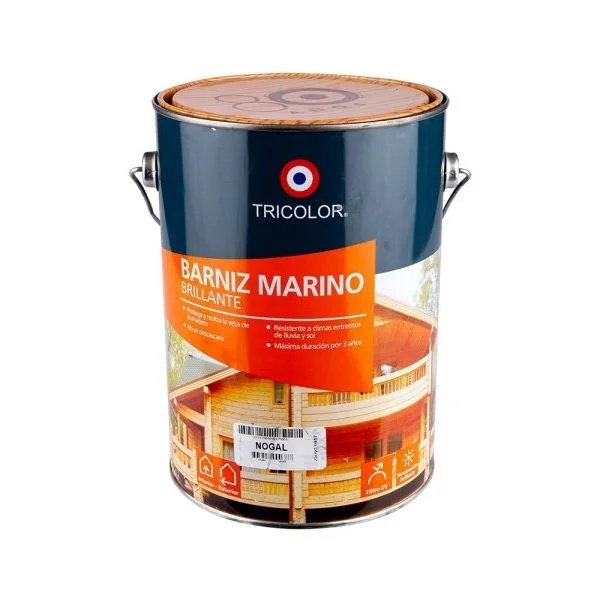 barniz marino nogal 1 gl tricolor - Imagen 2