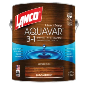 barniz aquavar early american 1/4gl lanco