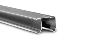 barra riel u-20 x 2,5 mts corredera -ducasse