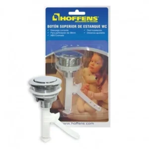 boton superior cromado para estanque (62563)