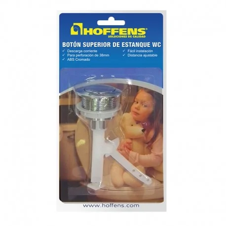 boton superior cromado para estanque (62563) - Imagen 3