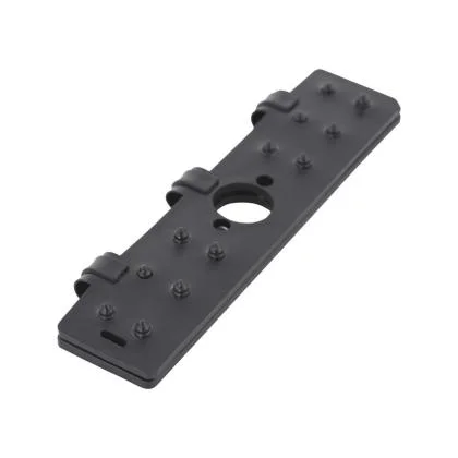 broche bisagra negro para malla raschel