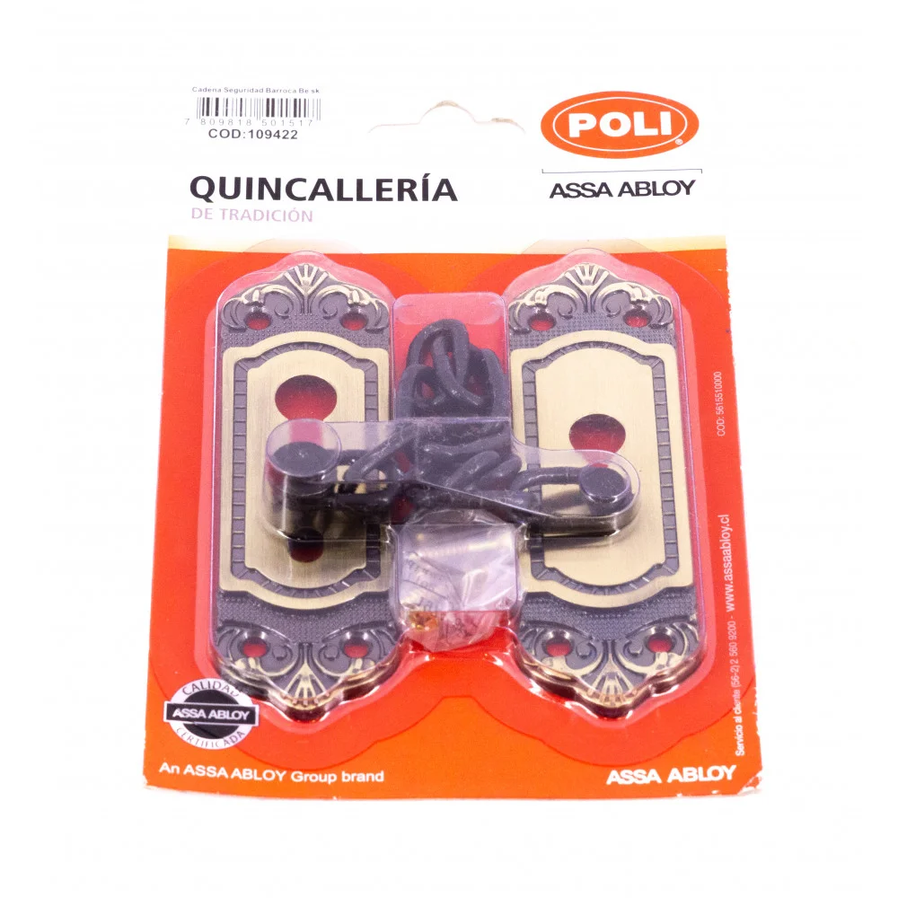 cadena seguridad barroca be (109422) poli - Imagen 2