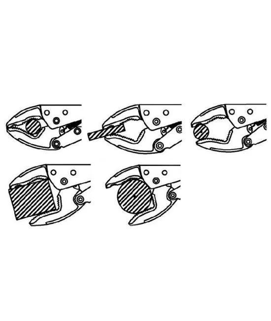caiman boca curva 10" bahco 137-10 - Imagen 2