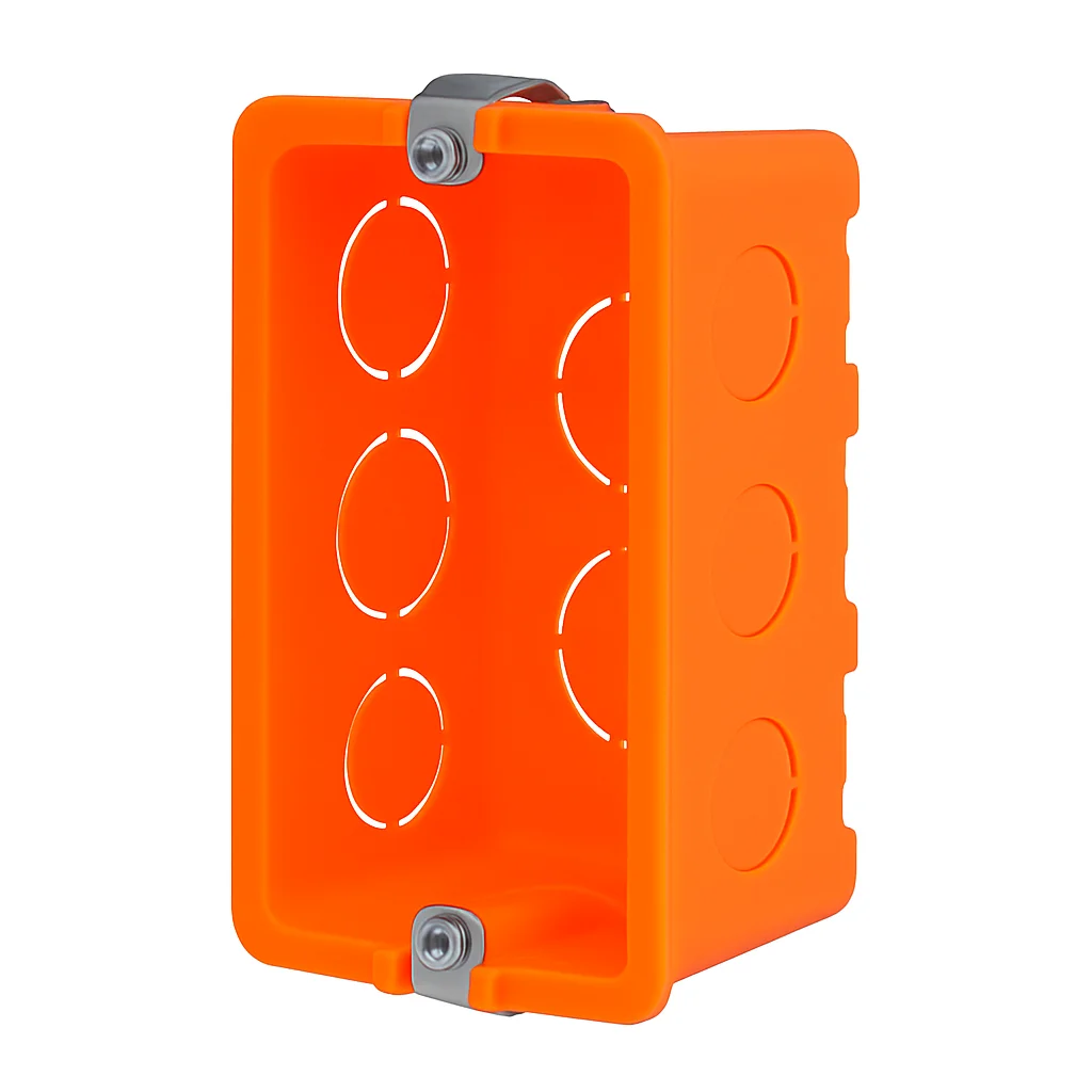 caja empotrable naranja tabique