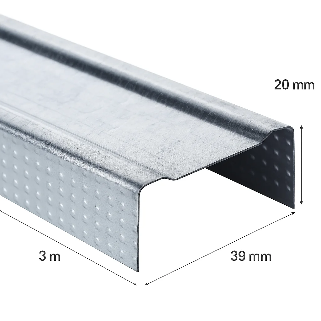 perfigal canal eco 39x20x0,5x3,0mt (0,93kg) - Imagen 3