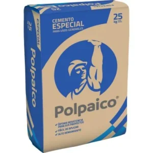 cemento polpaico saco 25 kg.
