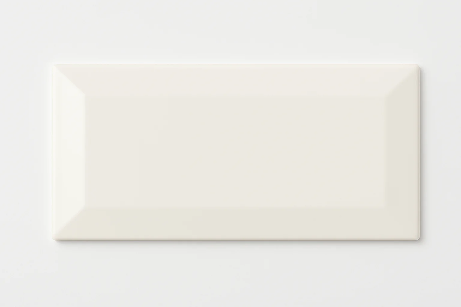 ceramica blanco biselado brillante 10x20 (1m2)