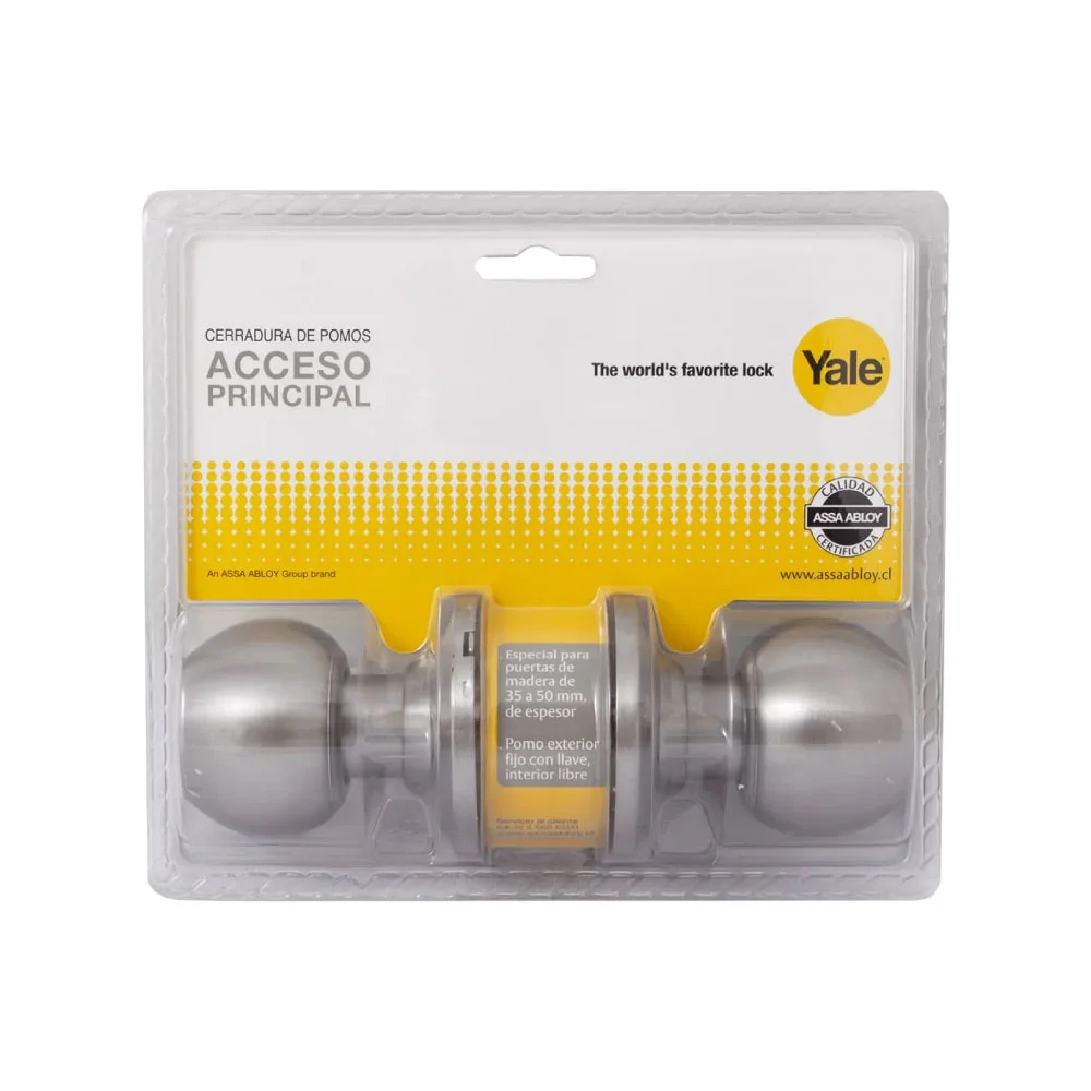 cerr cilindrica yale rio c/man.acceso inox(143370) - Imagen 2