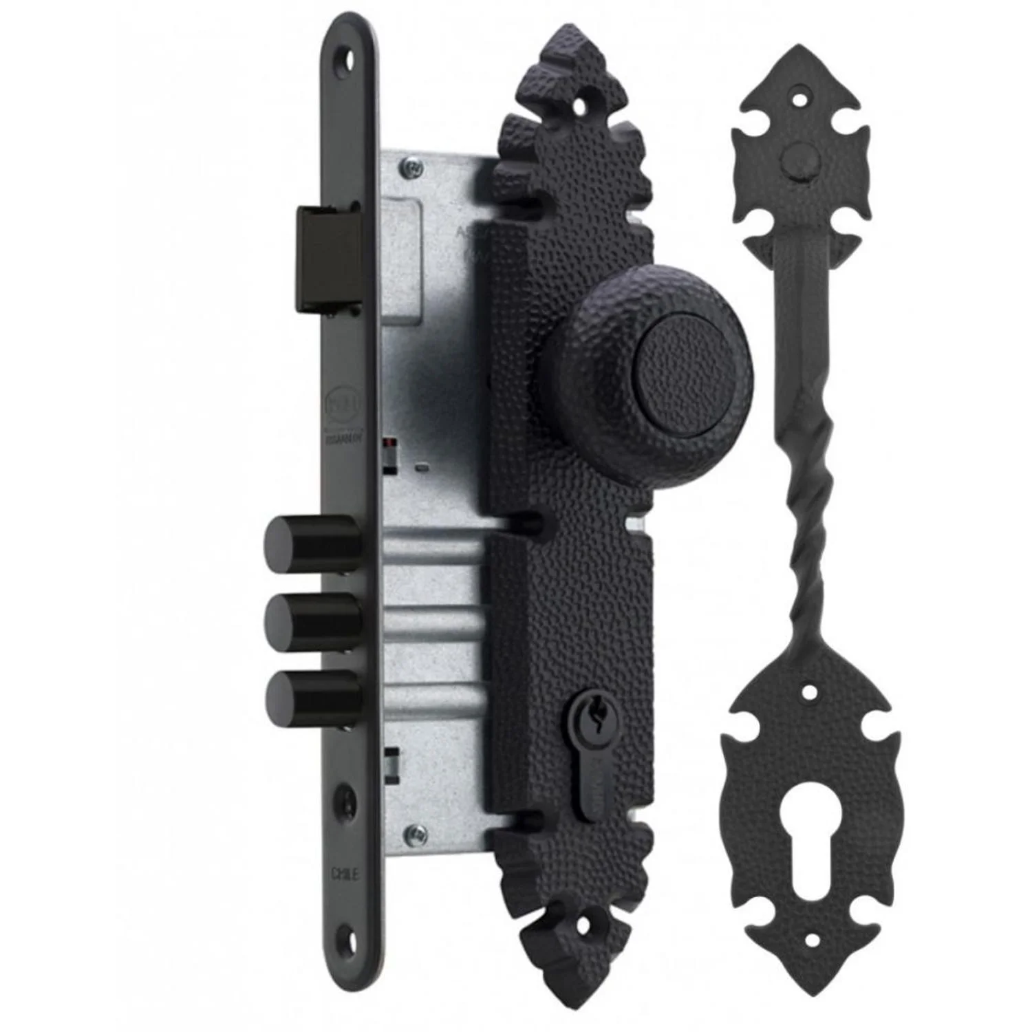 cerradura rustica pomo acceso poli 105101