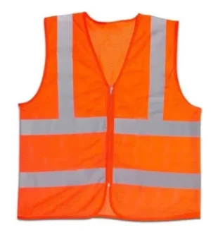 chaleco reflectante naranjo c/cierre talla xl