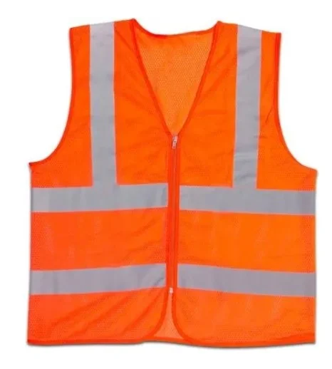 chaleco reflectante naranjo c/cierre talla xl