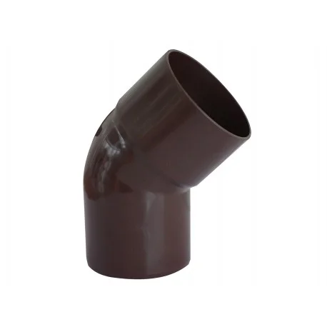 codo 45 canaleta h/m pvc cafe 80mm