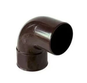 codo 90 canaleta hembra/macho pvc cafe