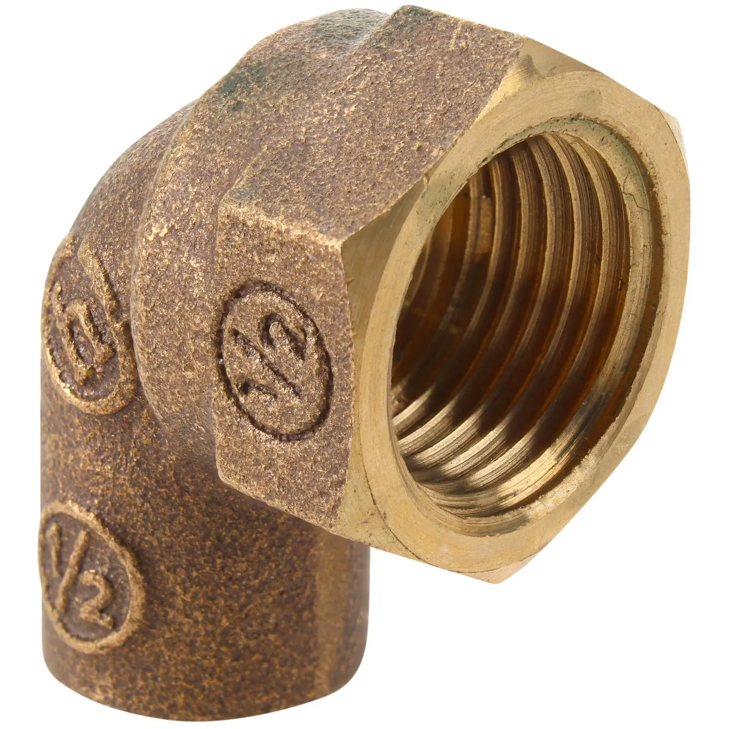 codo bronce so hi - 1/2