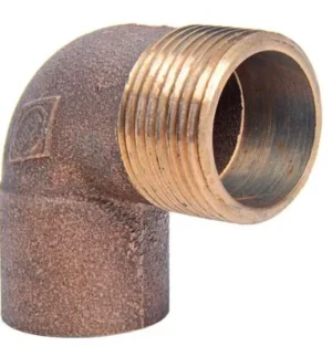 codo bronce soldar 1 1/2 x 1