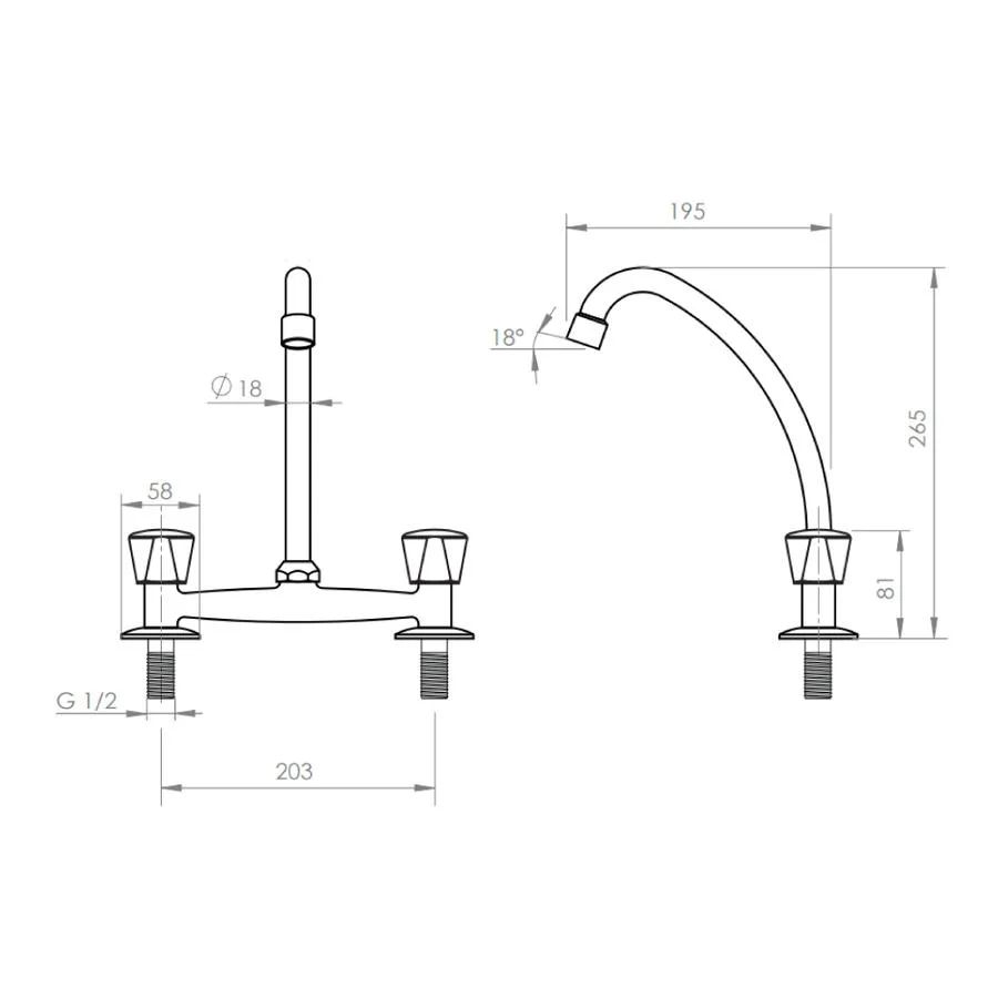 combinacion lavaplato 8 -plumber 20pl1005000 - Imagen 2