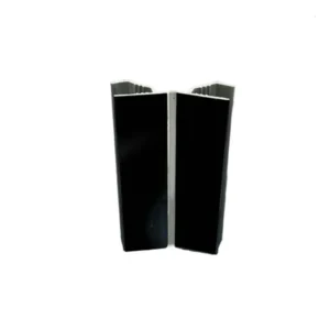 conector flexible zocalo negro 100 mm prisma
