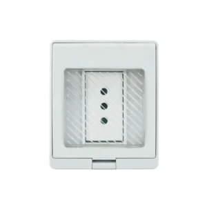 contenedor ip55 toma corriente simple 10a 250v bl