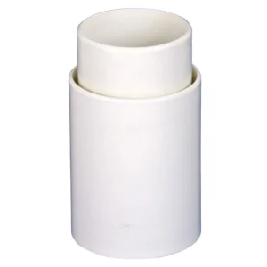 copla bajada canaleta 80mm blanca