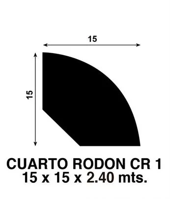 cuartorodon mdf cr1 prep 15x15x2.44 - Imagen 2