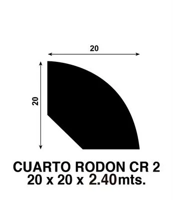 cuartorodon mdf cr2 prep 20x20x2.44 - Imagen 2