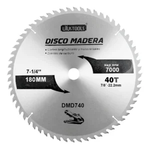 disco sierra 7 1/4x40 dientes