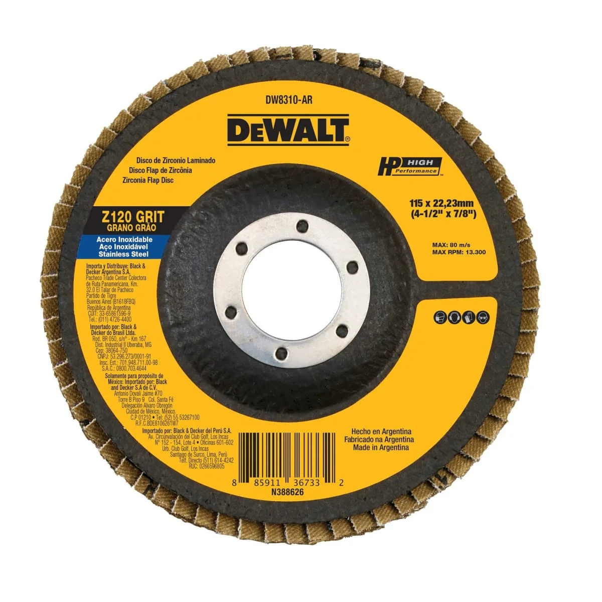 disco traslap dw zirconia 115mm z120 dw8310-br