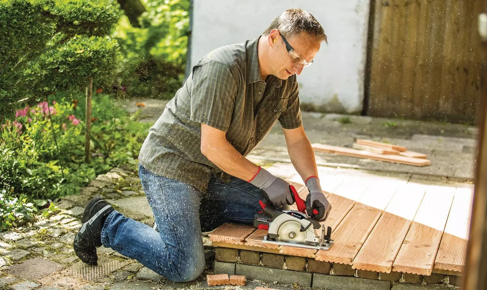 sierra circular inalambrica te-cs 4331207 - Imagen 5