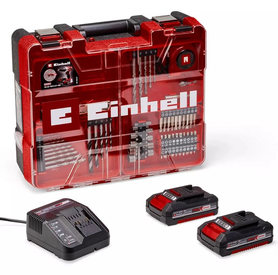 taladro ina te-cd 18/2 li+ acc +2bat 2.0ah 4514221 - Imagen 6