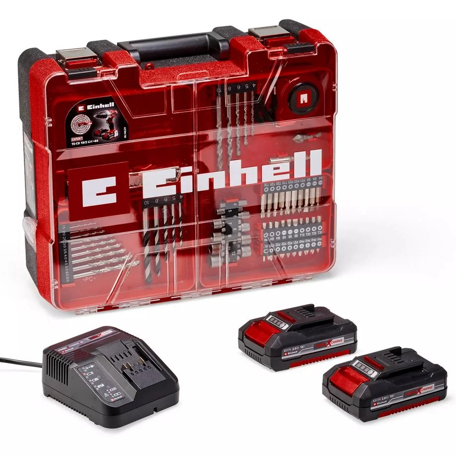 taladro ina te-cd 18/2 li+ acc +2bat 2.0ah 4514221 - Imagen 9