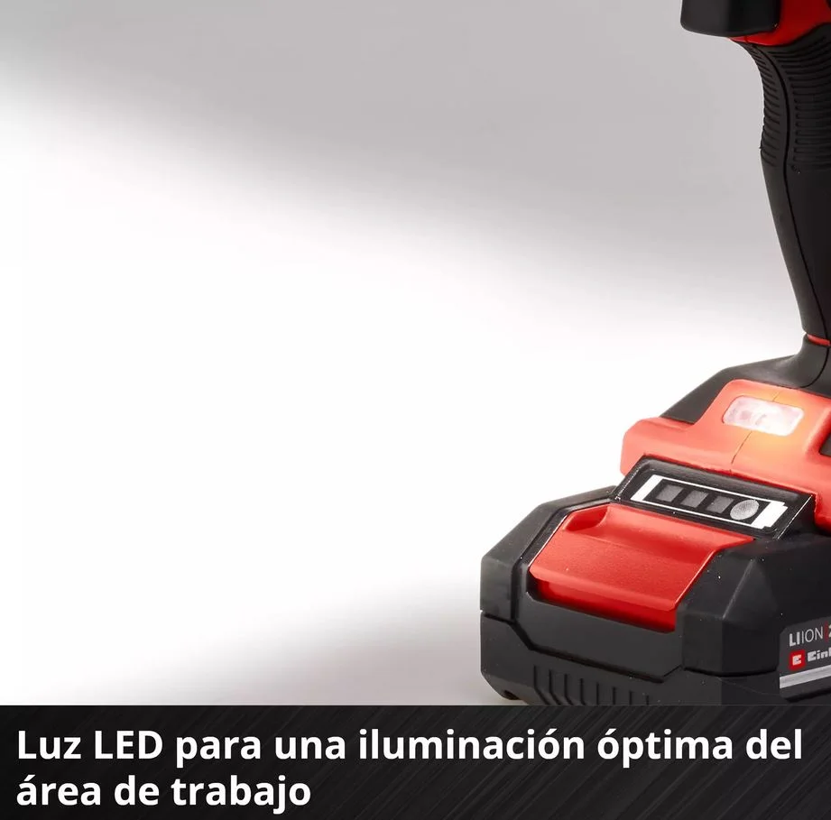 taladro percutor inalambrico 13mm 2bat+ jgo brocas - Imagen 6