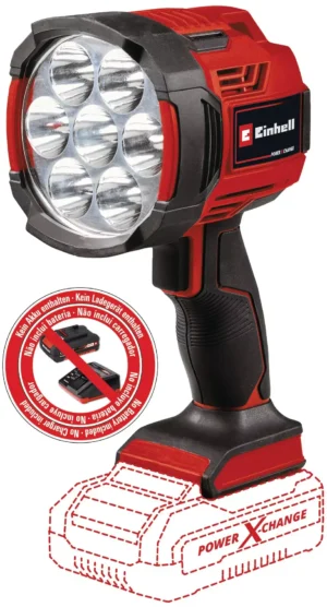 lampara inalambrica 18v 2500lm 7leds 4514145