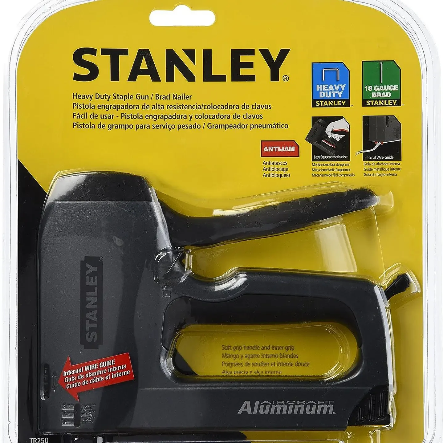 engrapadora clavadora trab.pesado (tr250) stanley - Imagen 3