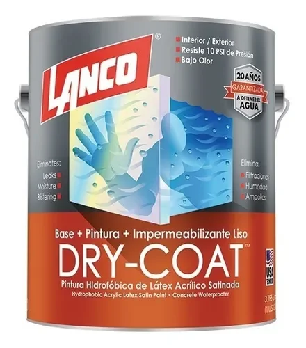 esm imperm sat dry-coat 1gl blanco lanco dc3040-4