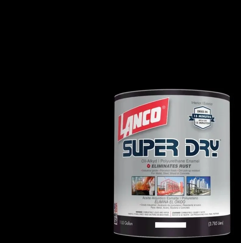 esmalte pu super dry negro 1gl sd904-4 (lanco) - Imagen 2