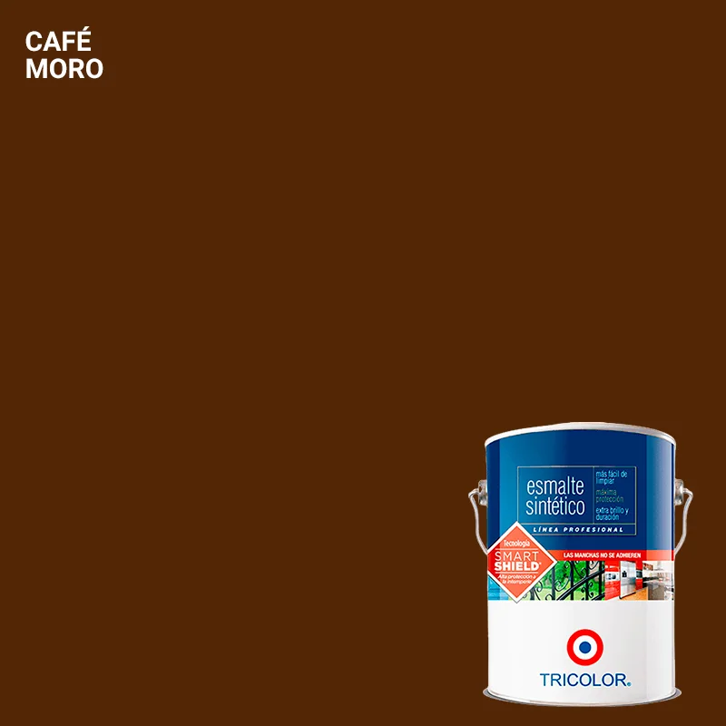 esmalte sintetico cafe moro 1/4gl - Imagen 2