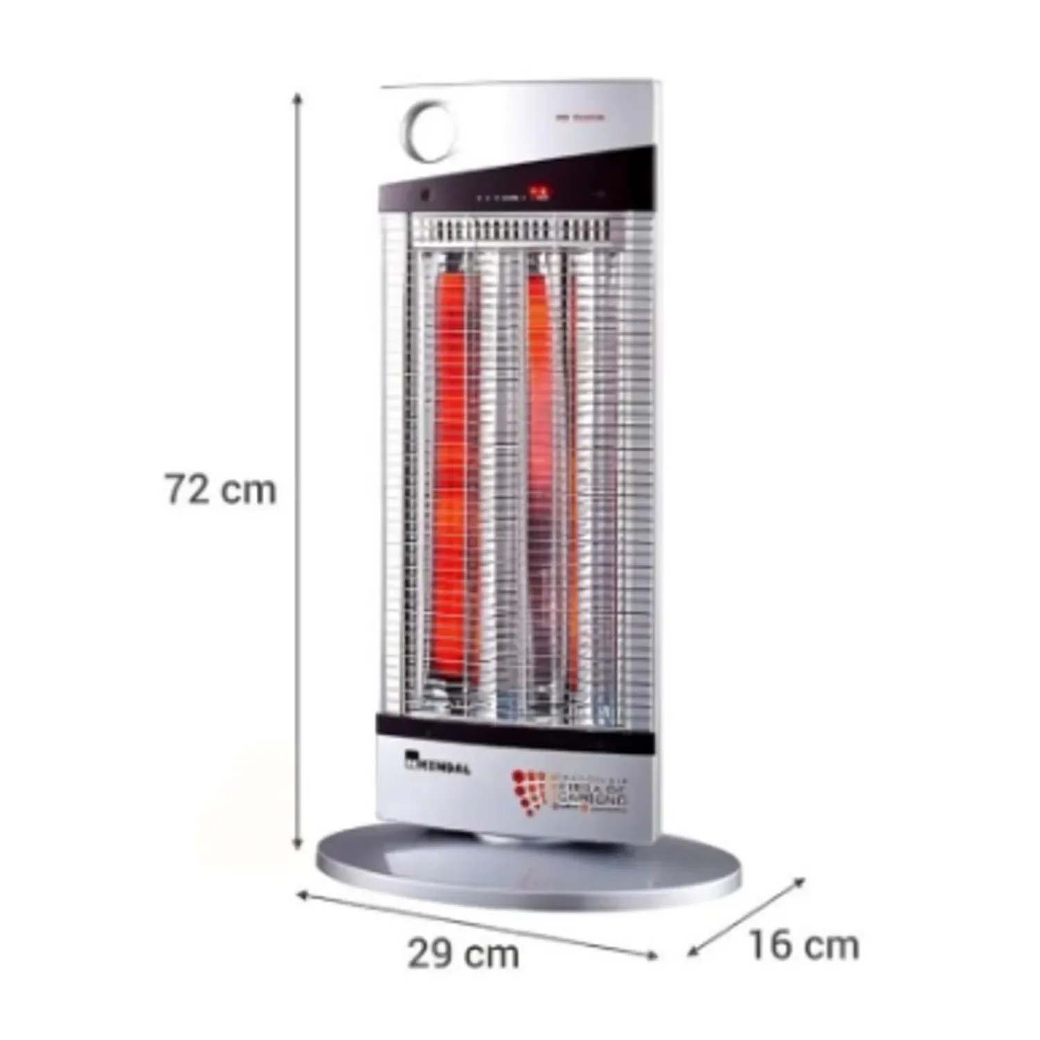 estufa fibra carbono nsb 120k6 c/control remoto - Imagen 2