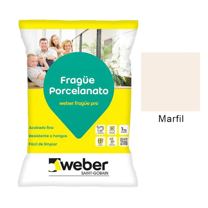 weber frague porcelanato marfil 1 kg (qui1415)