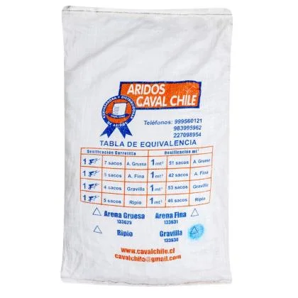 gravilla en saco 25kg 50 x pallet